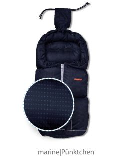   Aro tollal bélelt bővíthető Maxiflex lábzsák Marine pöttyös