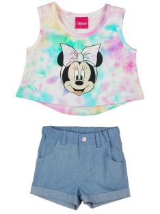   2 részes rövidnadrágos kislány szett Minnie egér mintával