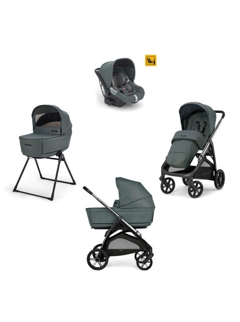 Új Inglesina Aptica Darwin 4in1 Emerald Green kombinált babakocsi