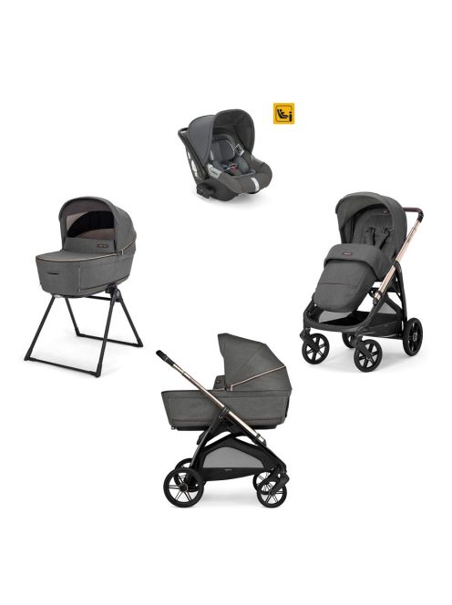 Új Inglesina Aptica Darwin 4in1 Velvet Grey kombinált babakocsi