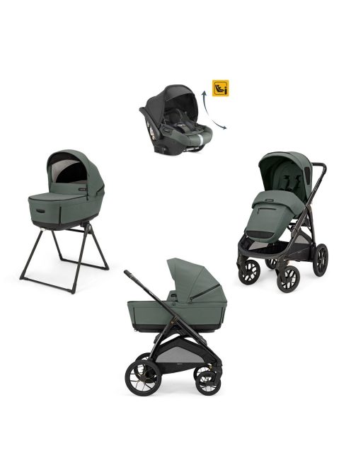 Új Inglesina Aptica XT Darwin Recline 4v1 Taiga Green kombinált babakocsi