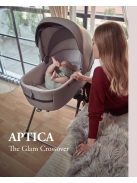 Inglesina babakocsi mózeskosárral Aptica Glam Satin Grey + Állvány