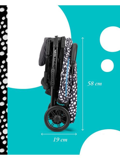 Új Inglesina Quid2 Polka Dot Black sport babakocsi