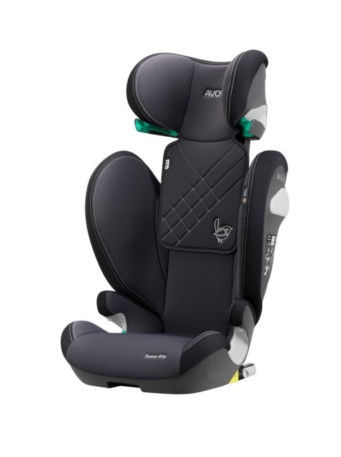 Autósülés Avova Sora-Fix Grey/Black, 100-150 cm