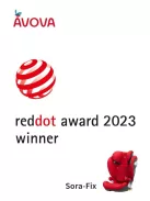 Autósülés Avova Sora-Fix Beach Yellow, 100-150 cm