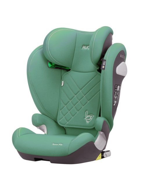 Autósülés Avova Sora-Fix Lime Green, 100-150 cm