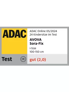 Autósülés Avova Sora-Fix Lila, 100-150 cm