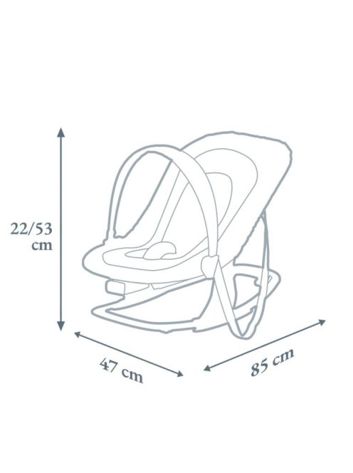 Inglesina Element Paper Blue zenélő pihenőszék