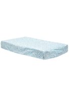 Muszlin huzat kis pelenkázó lapra Bébé-Jou Leopard Blue, 75x45 cm
