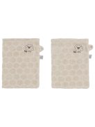 Frottír fürdő törlőkendő szett Bébé-Jou Tiny Sheep 2db