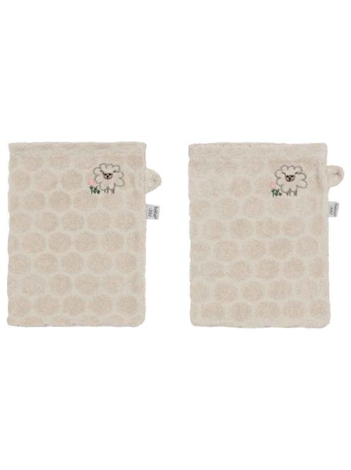 Frottír fürdő törlőkendő szett Bébé-Jou Tiny Sheep 2db