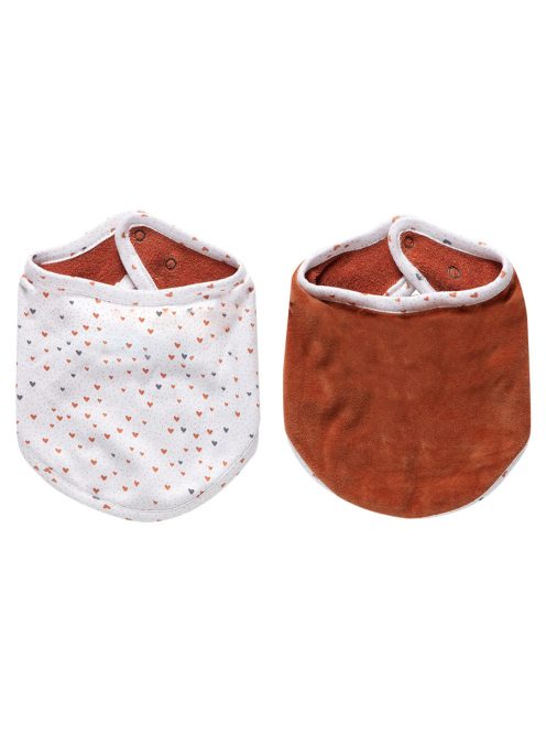 Bandana nyálkendő 2 db Bébé-jou Fabulous Hearts 2 db
