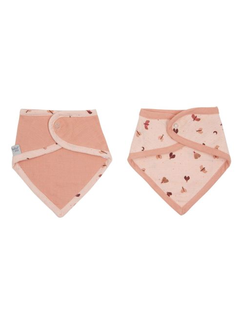 Bandana nyálkendő 2 db Bébé-jou Sweet Butterfly