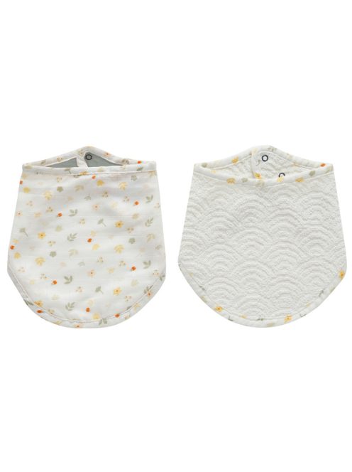Bandana nyálkendő 2 db Bébé-jou Bohemian Garden