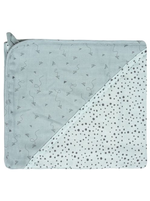 Muszlin kapucnis törülköző bambusszal Bébé-Jou Fabulous Paper Planes