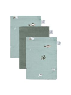 Muszlin törlőkendő bambusszal Bébé-Jou Ocean Vibes 3db