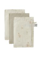 Muszlin törlőkendő bambusszal Bébé-Jou Dear Goose 3 db