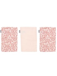 Muszlin törlőkendő bambusszal Bébé-Jou Leopard Pink 3ks