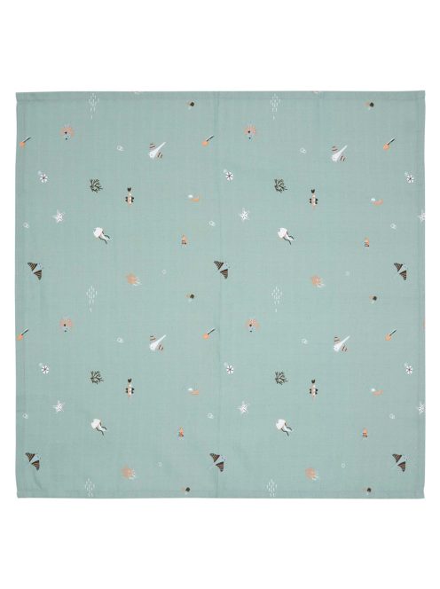 Muszlin pelenka 70x70 cm szett 3 db Ocean Vibes