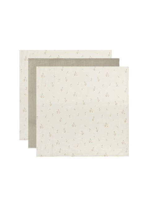Muszlin pelenka Bébé-jou 70x70 cm szett 3 db Dear Goose