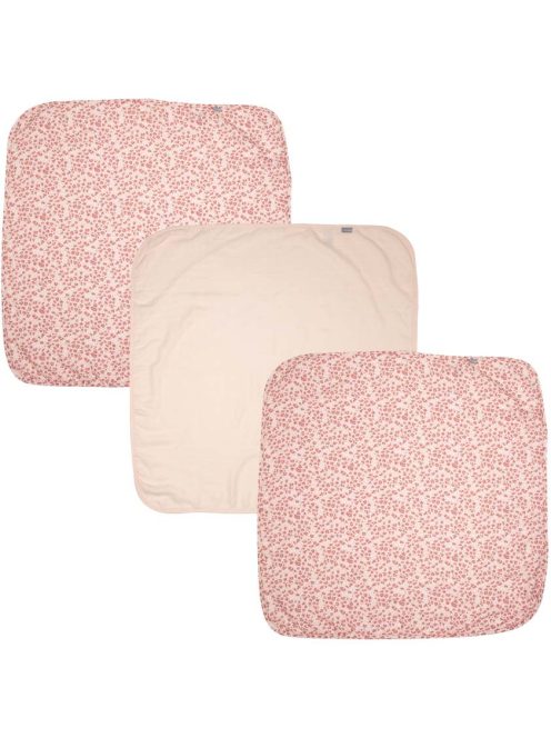 Muszlin pelenka bambuszal 70 × 70 cm 3 drb Bebe-jou Leopard Pink