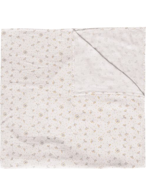Muszlin pelenka 110x110 cm Fabulous Wish Grey