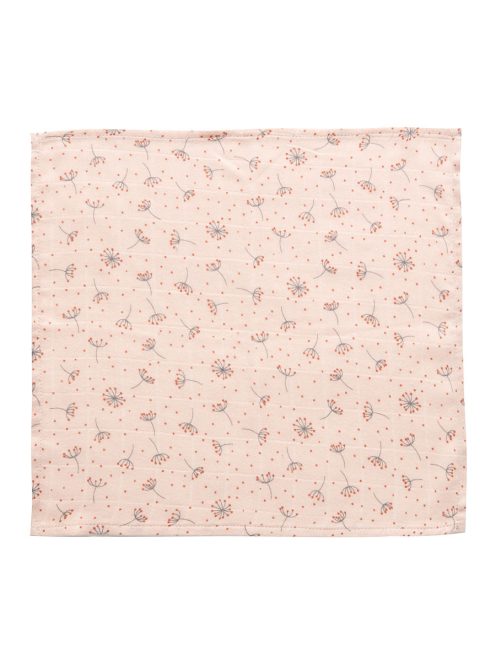 Muszlin arctörlő kendő 3 db csomagolásban Fabulous Wish Pink