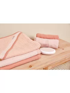 Muszlin alvókendő Bébé-jou Pure Cotton Pink