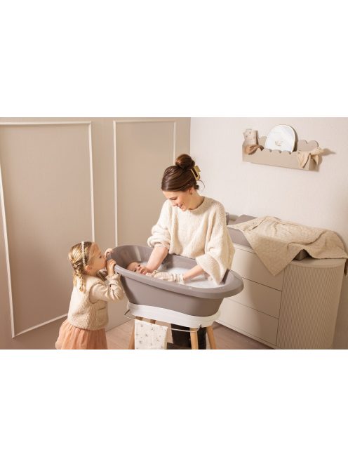 Bébé-Jou Sense Edition digitális babakád szett állvánnyal Chalk Brown