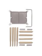 Bébé-Jou Sense babakád állvány Chalk Brown/Farm Friends