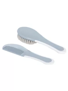   Hajkefe és fésű Bébé-Jou Celestial Blue természetes sörtével