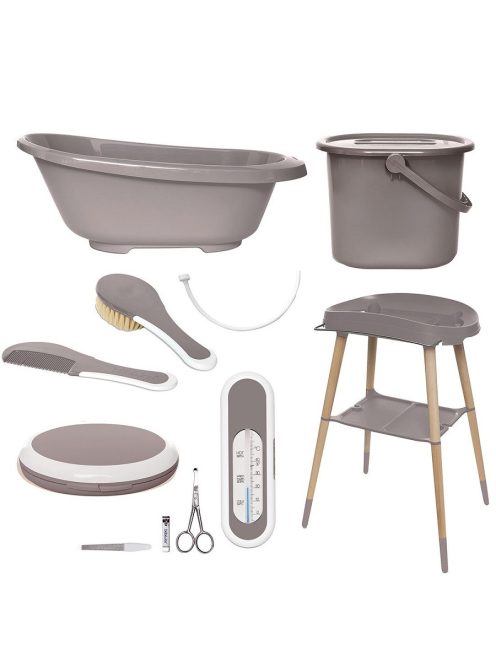Fürdétö szett Bébé-jou Sense 7 részes Chalk Brown