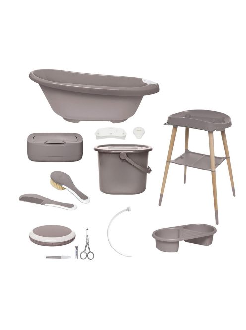 Digitális fürdétö szett Bébé-jou Sense Plus 8 részes Chalk Brown