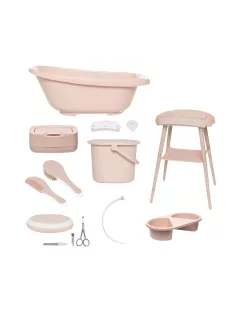   Digitális fürdétö szett Bébé-jou Sense Plus 8 részes Dreamy Pink
