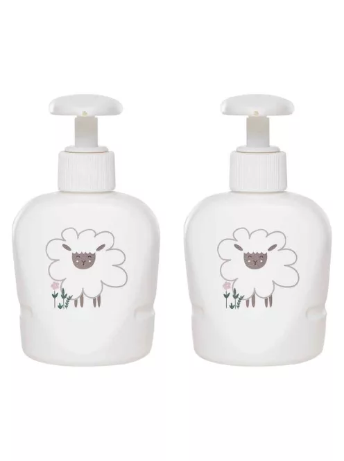 2 db adagoló szett a termo babakádhoz Bébé-Jou Tiny Sheep