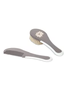   Hajkefe és fésű Bébé-Jou Farm Friends természetes sörtével