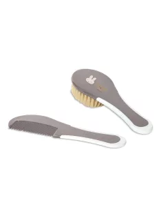   Hajkefe és fésű Bébé-Jou Miffy and Friends természetes sörtével