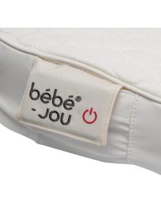   Fűtött steppelt pelenkázólap Quilted Waves hullámok, krémfehér