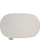 Fűtött steppelt pelenkázólap Quilted Waves hullámok, krémfehér