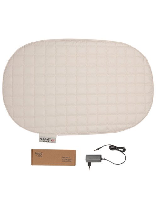 Fűtött steppelt pelenkázólap Quilted Squares, bézs