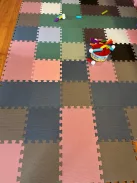 Baby Dan Puzzle habszivacs játszószőnyeg Ocean Blue 90x90 cm