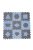Baby Dan Puzzle habszivacs játszószőnyeg Geometriai formák, Blue 90x90 cm