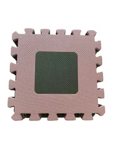   Baby Dan Puzzle habszivacs játszószőnyeg Geometriai formák, Rose 90x90 cm