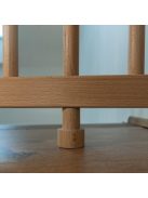 Magas biztonsági kapu lépcsőhöz BabyDan Mona, fa, 65-110 cm