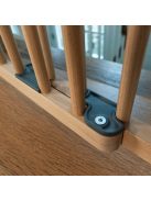 BabyDan Adjust Pro Stair Gate Baluster Edition magas biztonsági rács, fa, 74,5-114 cm, m.81cm