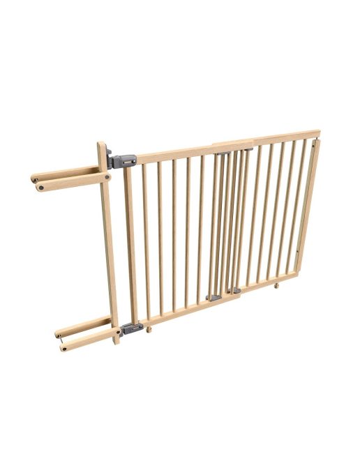 BabyDan Mona magas fa biztonsági rács rögzítőkapcsokkal korláthoz, 74,5-114 cm, m.81cm
