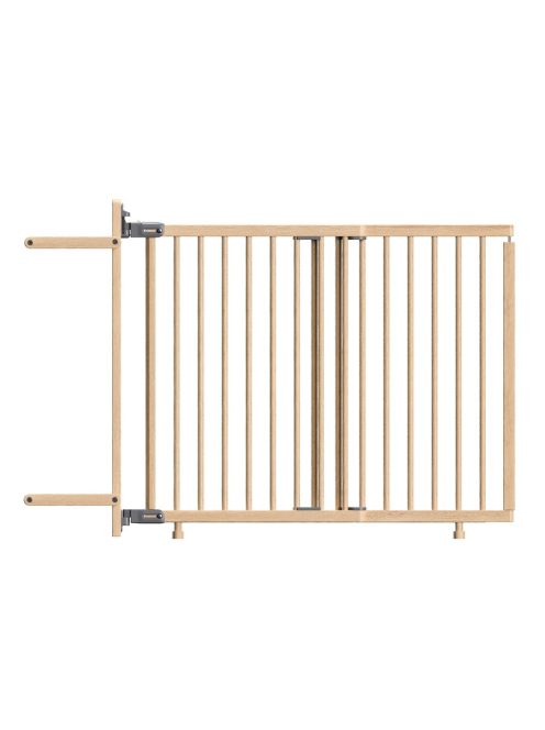 BabyDan Mona magas fa biztonsági rács rögzítőkapcsokkal korláthoz, 74,5-114 cm, m.81cm