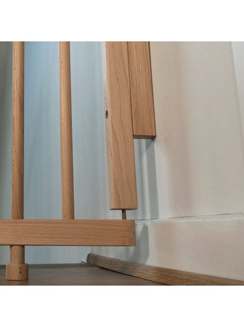 BabyDan Mona magas fa biztonsági rács rögzítőkapcsokkal korláthoz, 74,5-114 cm, m.81cm