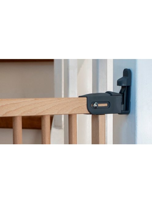 BabyDan Mona magas fa biztonsági rács rögzítőkapcsokkal korláthoz, 74,5-114 cm, m.81cm