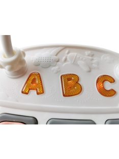   Babydan Baby Walker összecsukható baba járóka, játéktálcával, rózsaszín